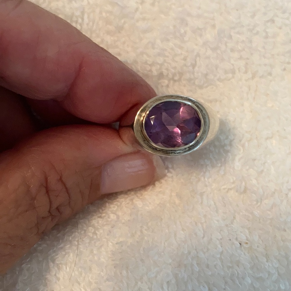 Silver Amethyst Ring